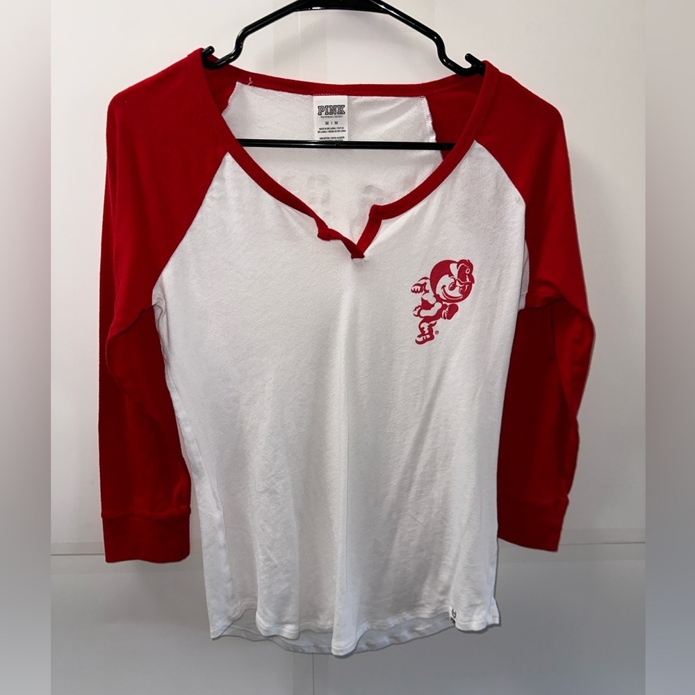 VS pink Ohio state tee top